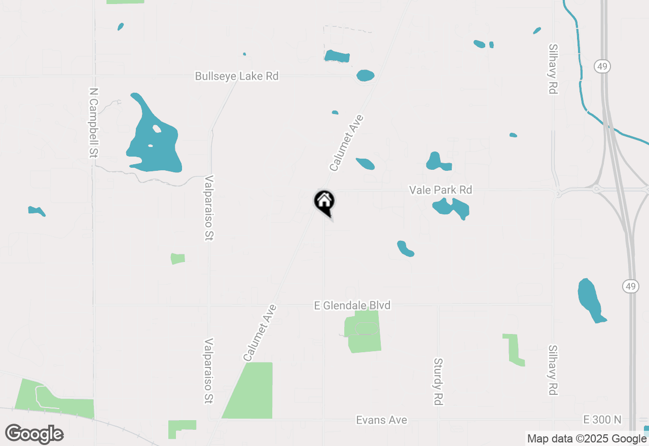 Map of 2502 Roosevelt Road, Valparaiso, IN 46383