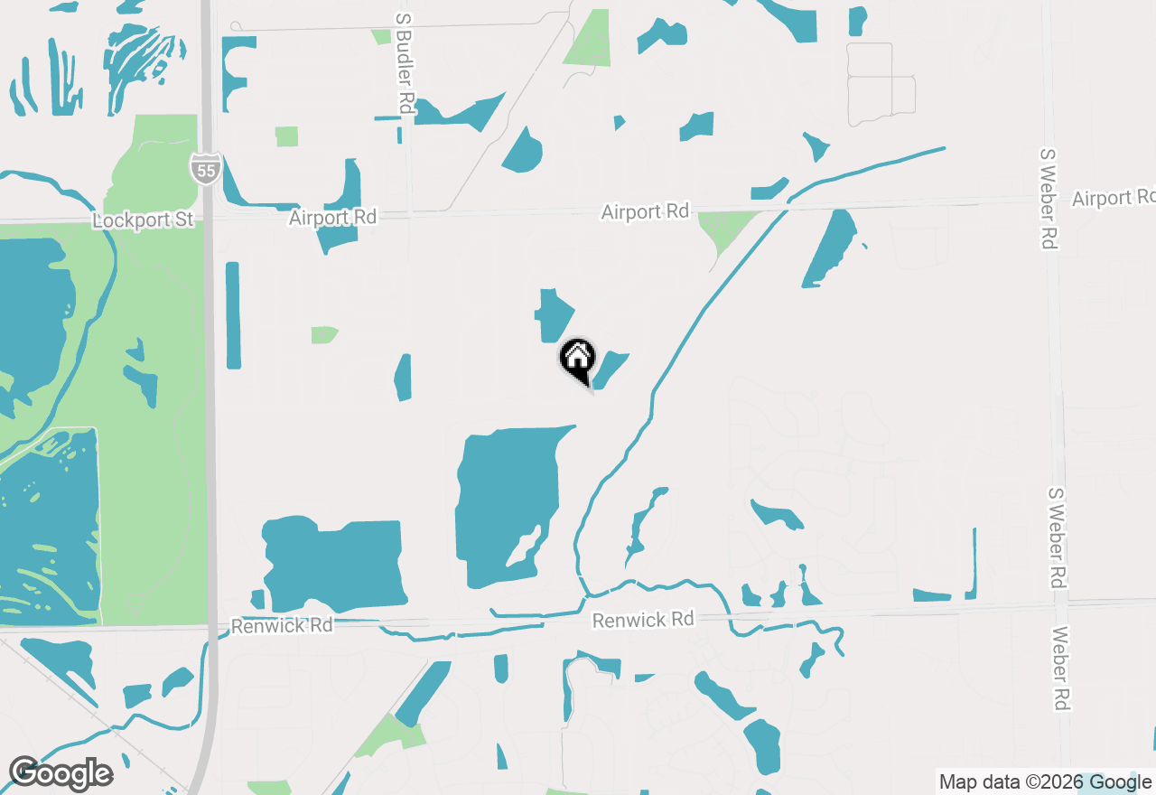 Map of 579 Scott Lane, Romeoville, IL 60446