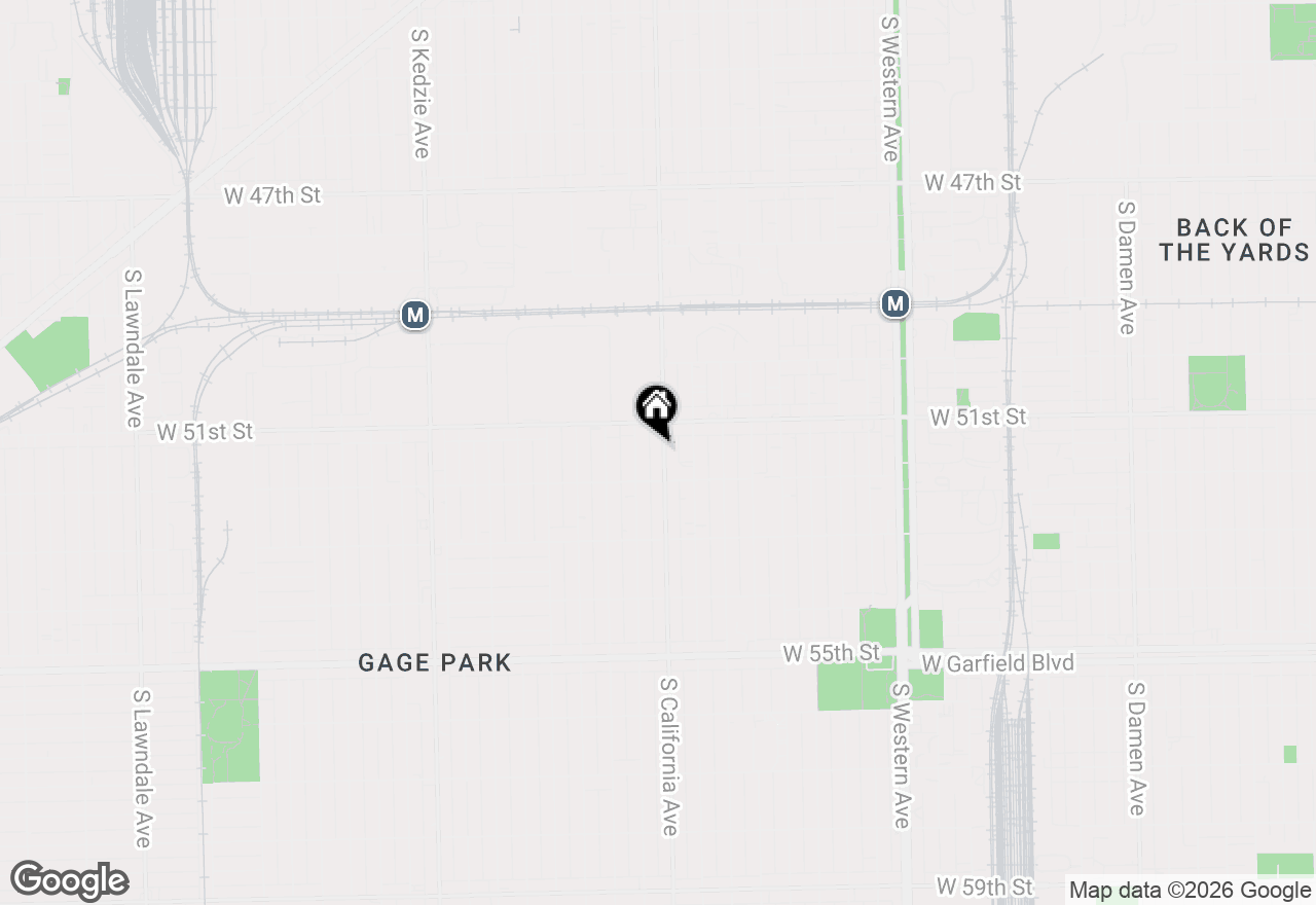 Map of 5128 S California Avenue, Chicago, IL 60632