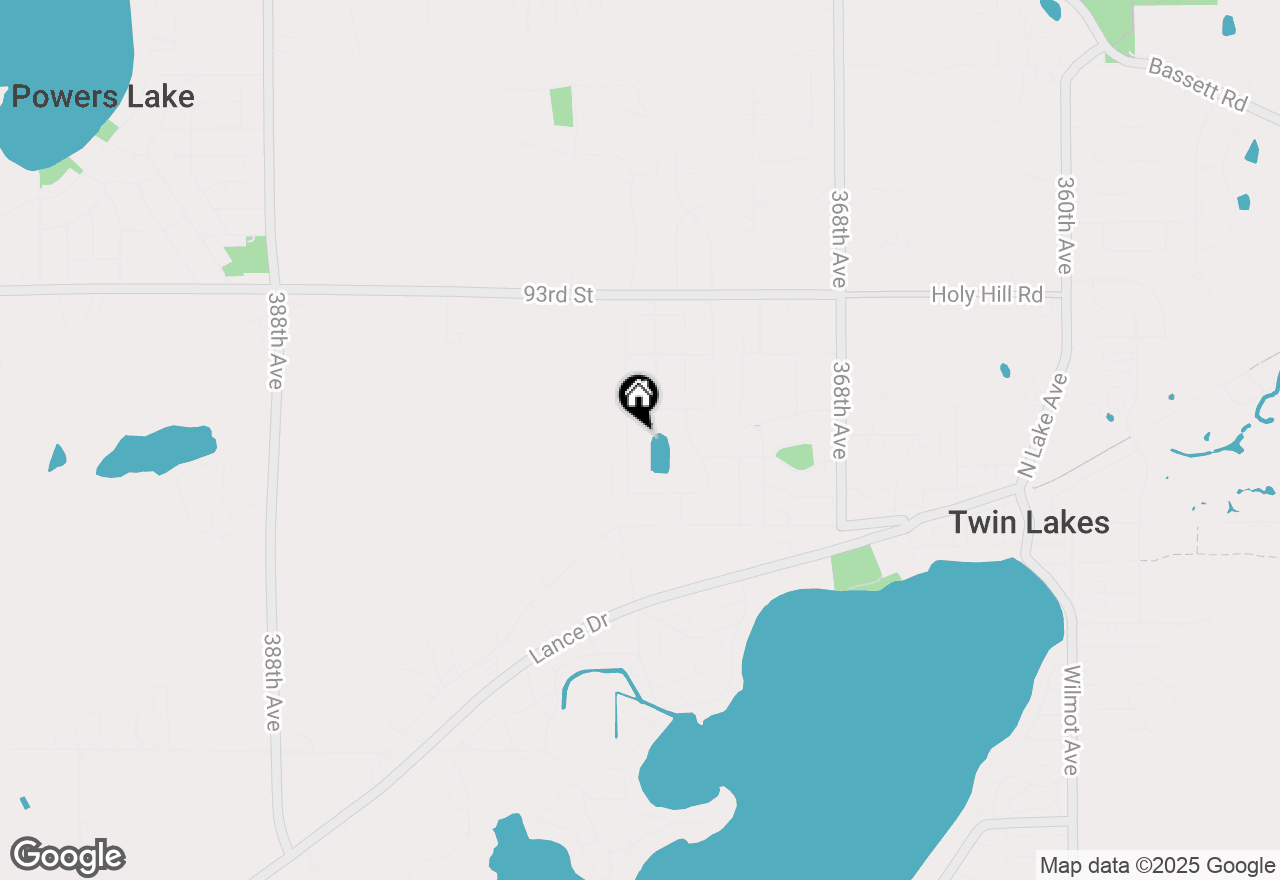 Map of 478 Tomahawk Dr, Twin Lakes, WI 53181