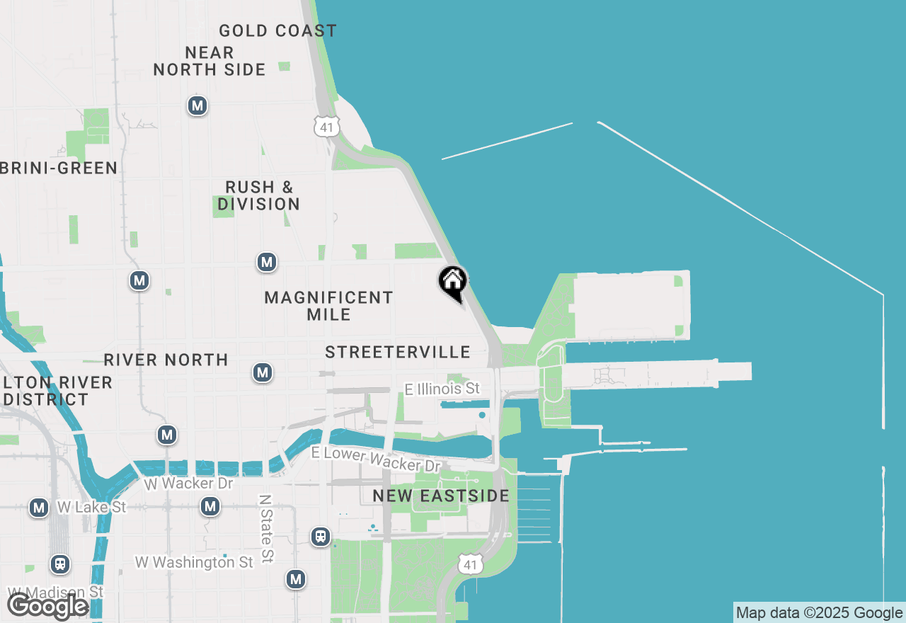 Map of 680 N Lake Shore Drive #780, Chicago, IL 60611