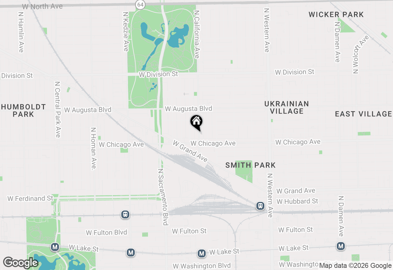 Map of 828 N California Avenue #2, Chicago, IL 60622