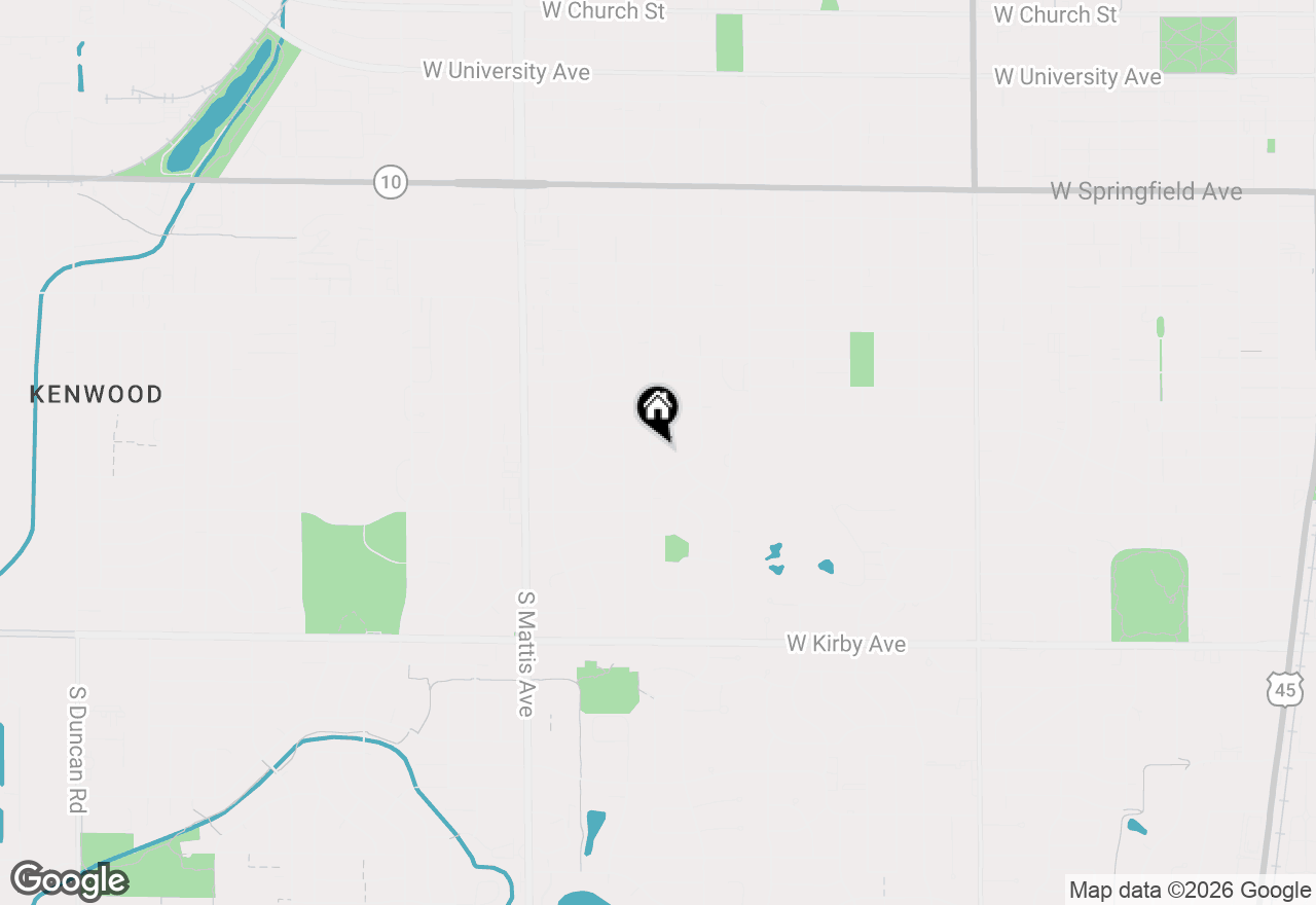 Map of 1104 S Westlawn Avenue, Champaign, IL 61821