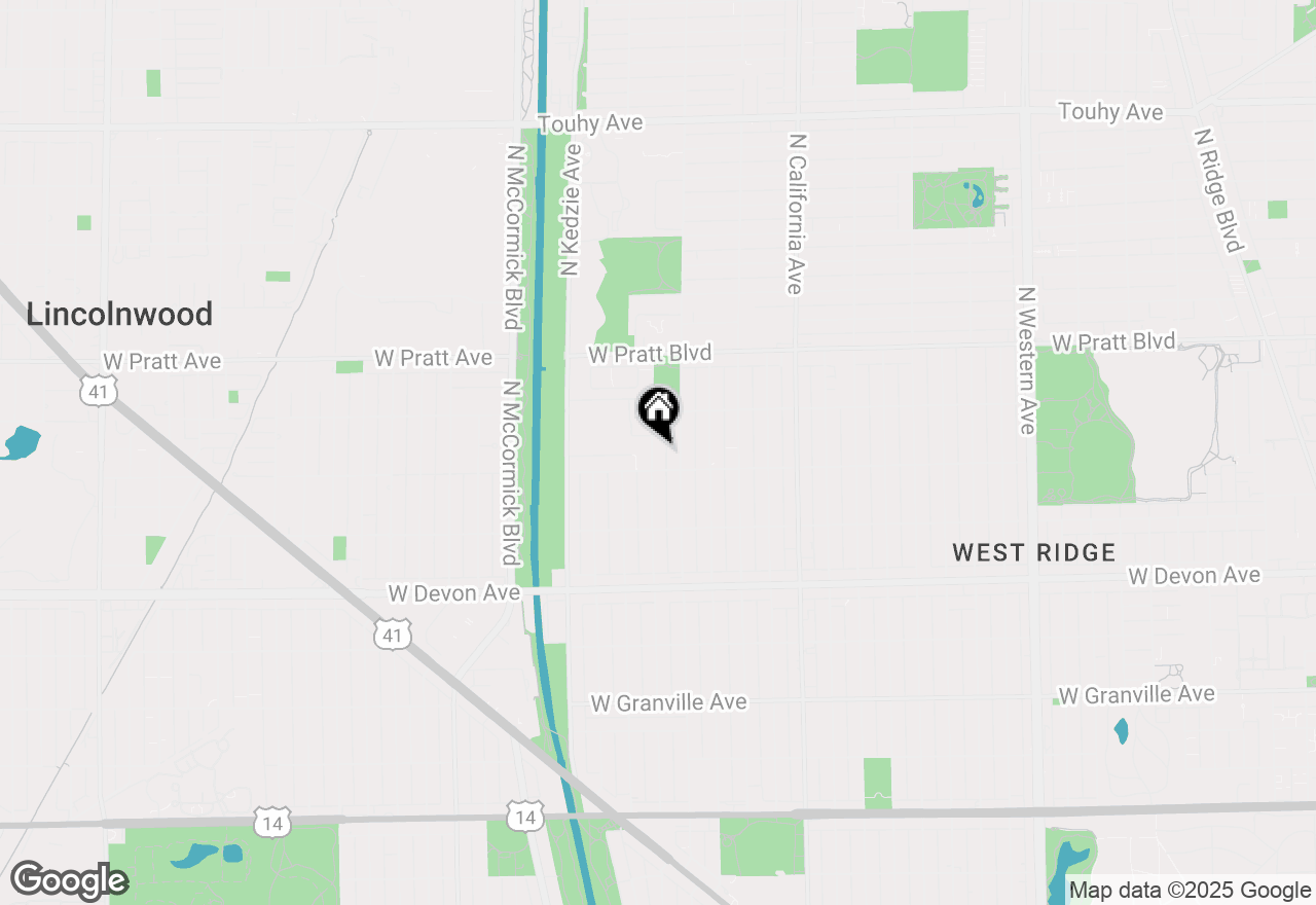 Map of 6617 N Whipple Street, Chicago, IL 60645