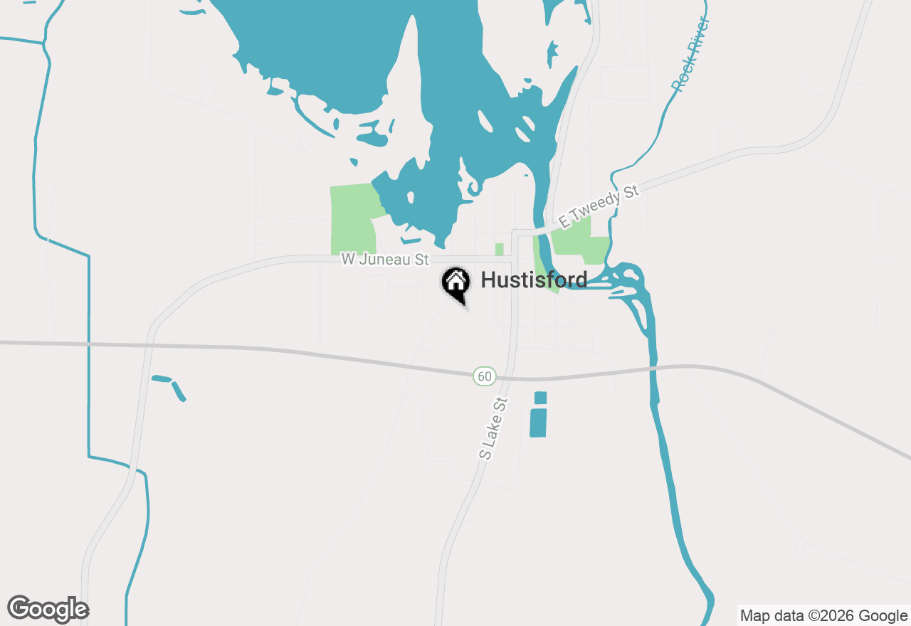 Map of 252 S Hustis St, Hustisford, WI 53034