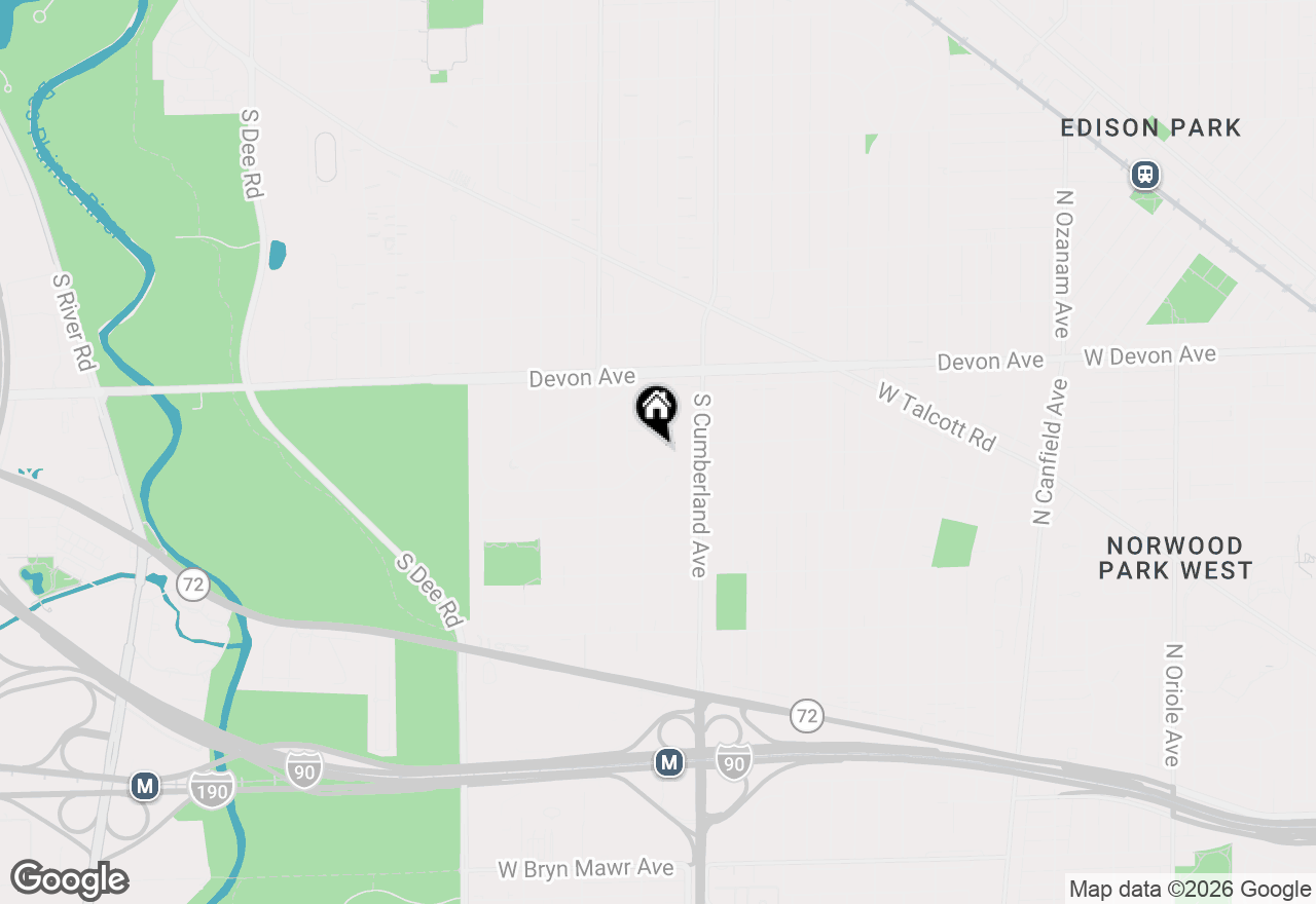 Map of 1012 Bonita Drive, Park Ridge, IL 60068