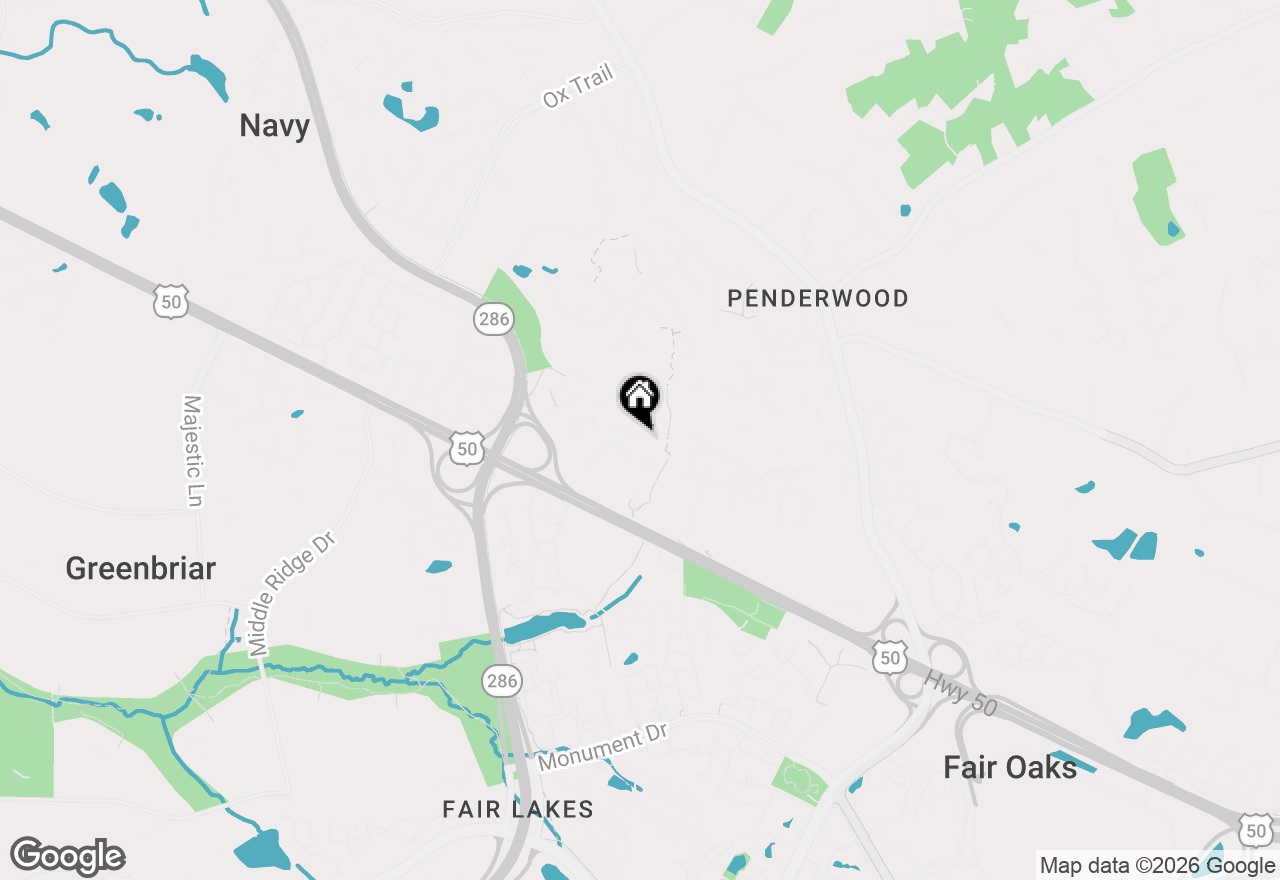Map of 12506 Flatwood Circle, Fairfax, VA 22033