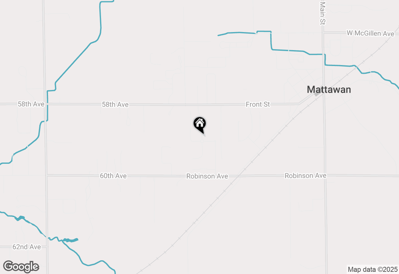 Map of 58852 Silvergrass Drive, Mattawan, MI 49071