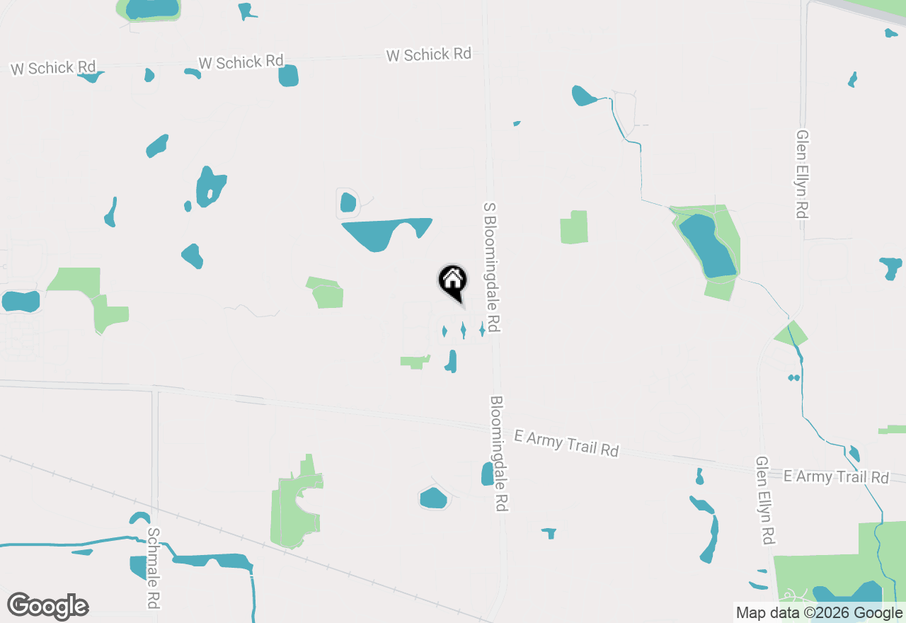 Map of 156 Dunteman Drive #301, Glendale Heights, IL 60139