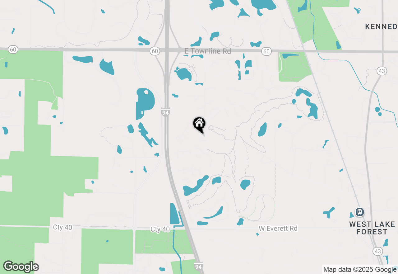 Map of 502 Andover Court, Lake Forest, IL 60045