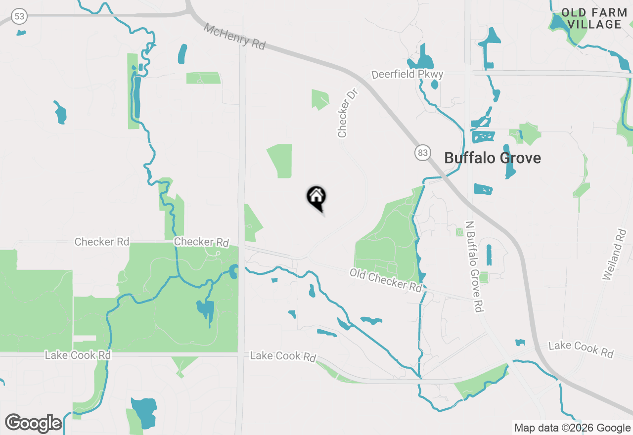 Map of 930 Dorncliff Lane, Buffalo Grove, IL 60089