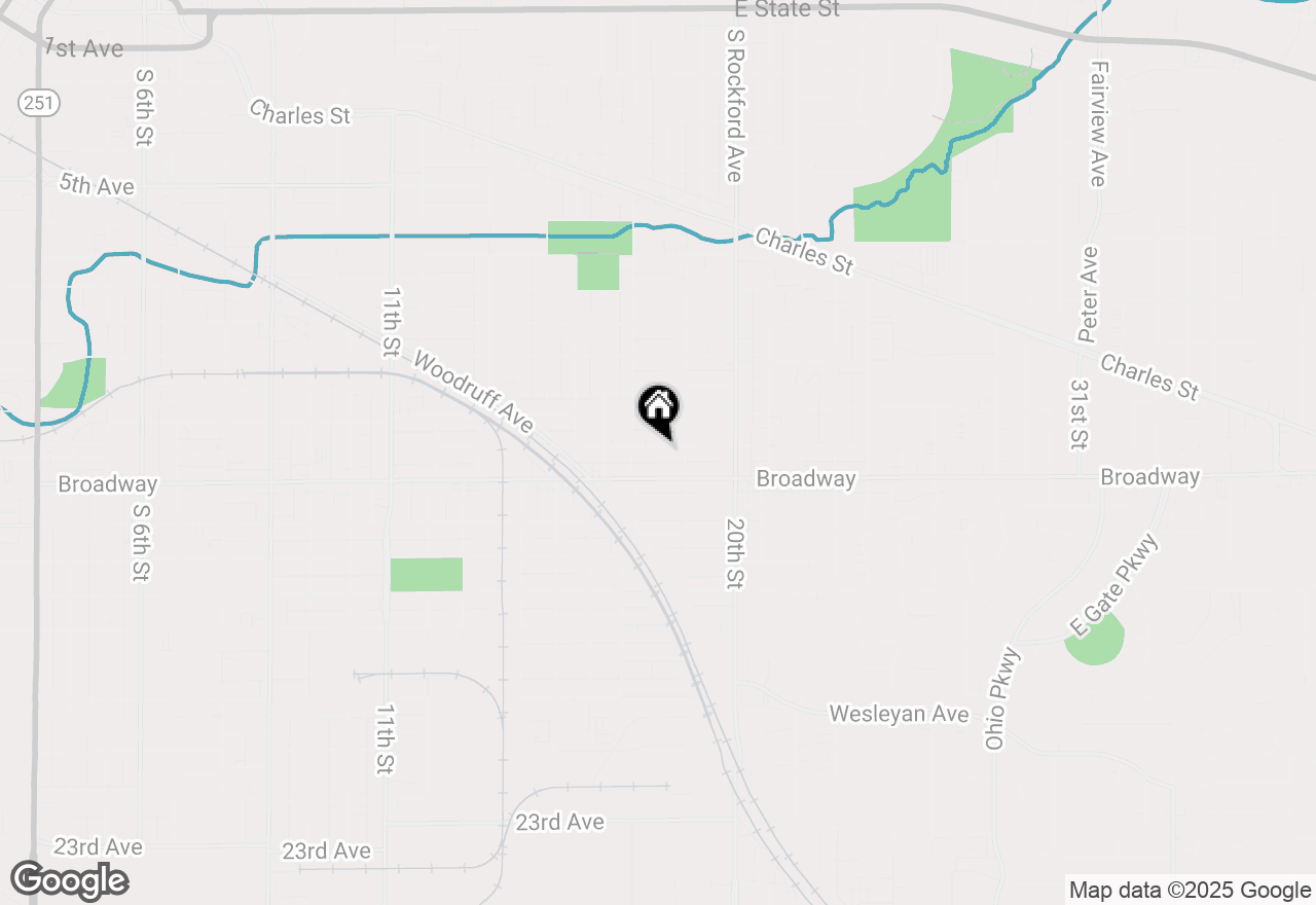 Map of 2223 13th Avenue, Rockford, IL 61104