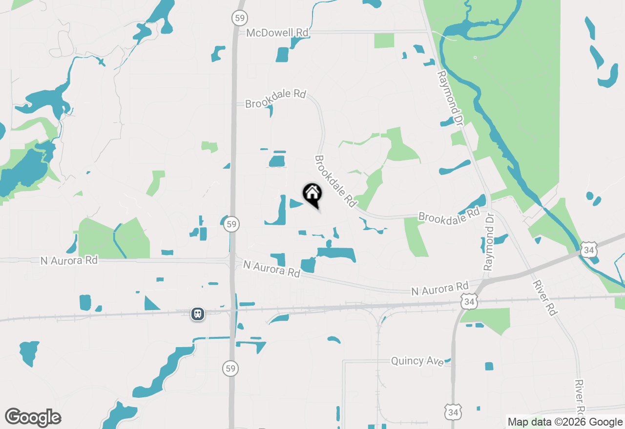Map of 872 Quin Court #102, Naperville, IL 60563