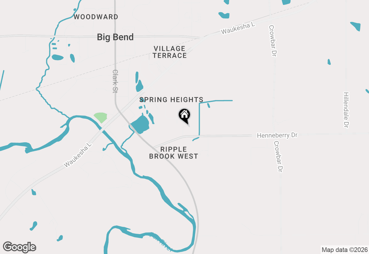 Map of Lt2 Leo Ln, Big Bend, WI 53103