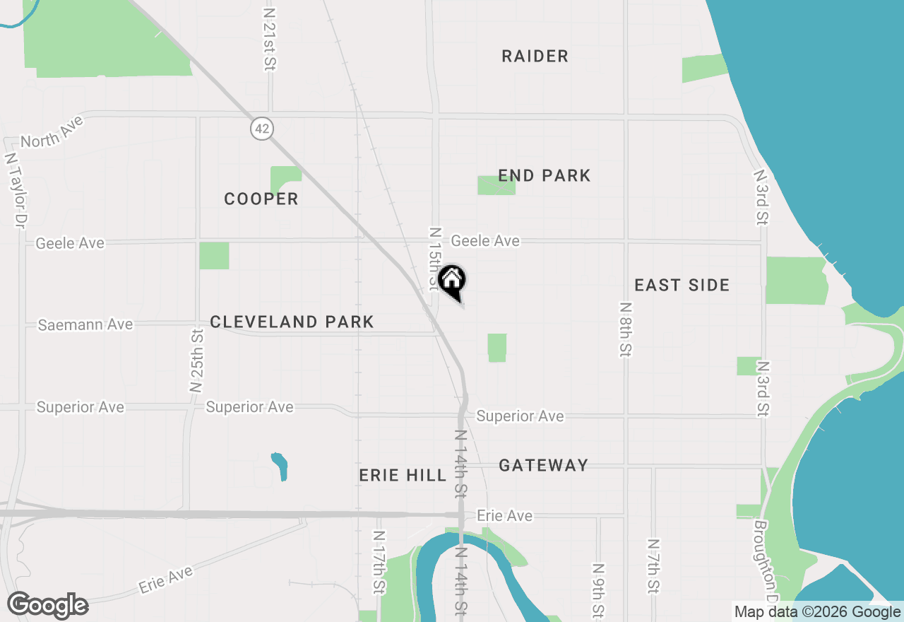 Map of 1411 Marie Ct, Sheboygan, WI 53081