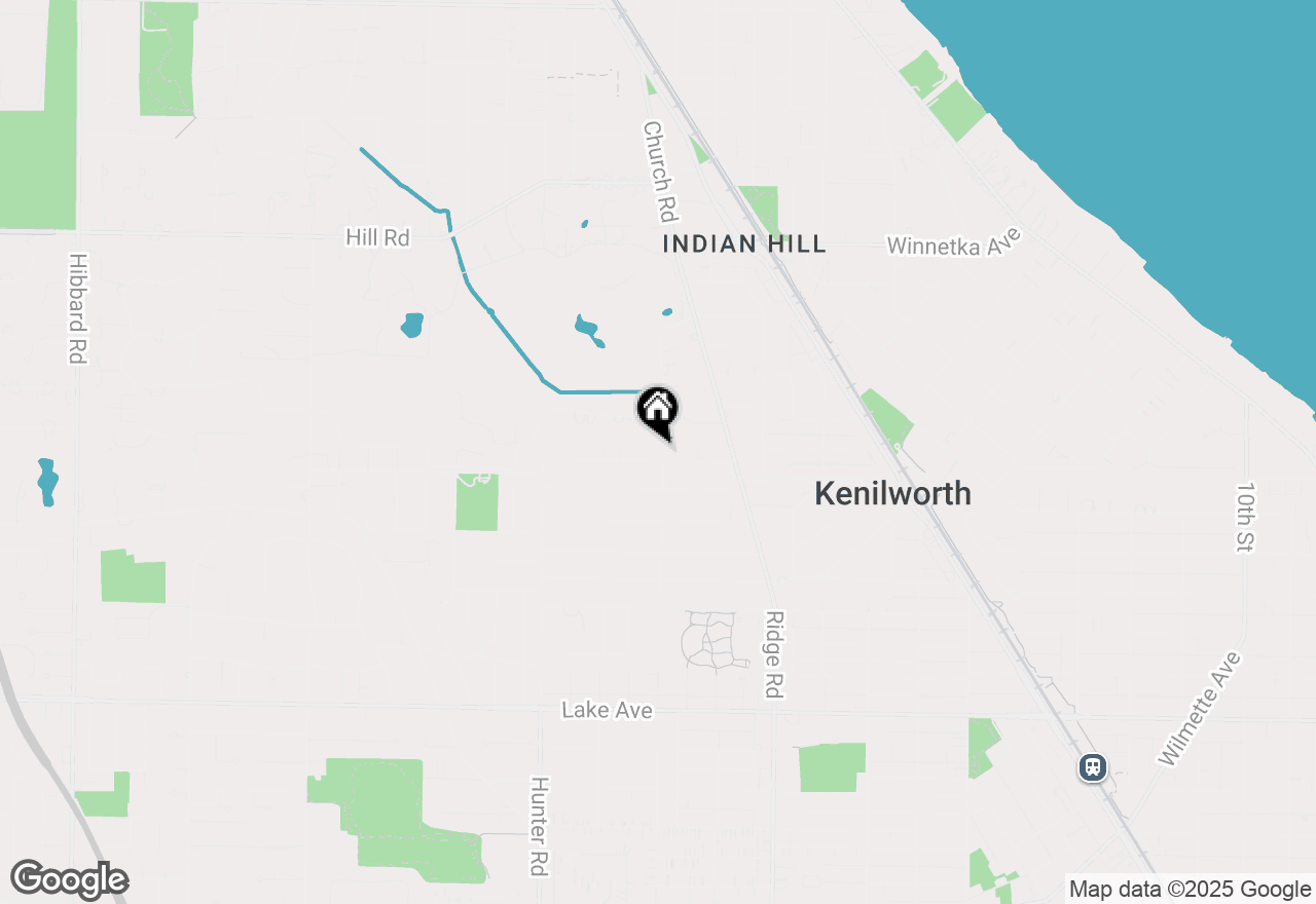 Map of 2100 Beechwood Avenue, Wilmette, IL 60091