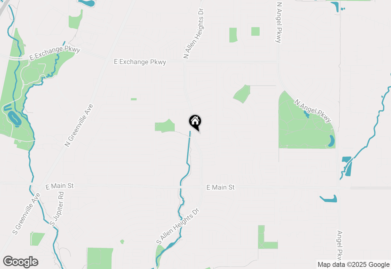 Map of 1301 Timbercreek Court, Allen, TX 75002