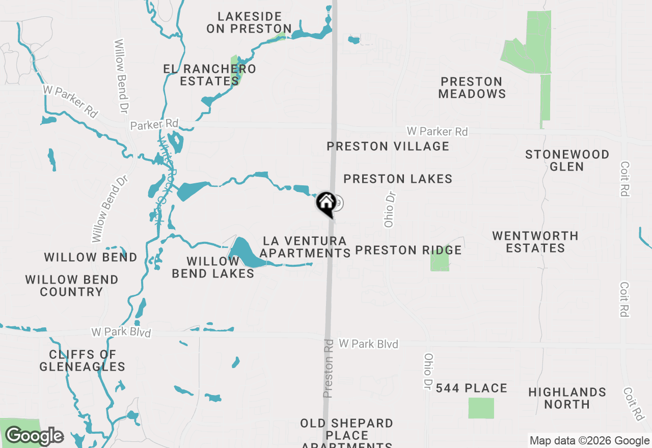 Map of 2601 Preston Road #3103, Plano, TX 75093
