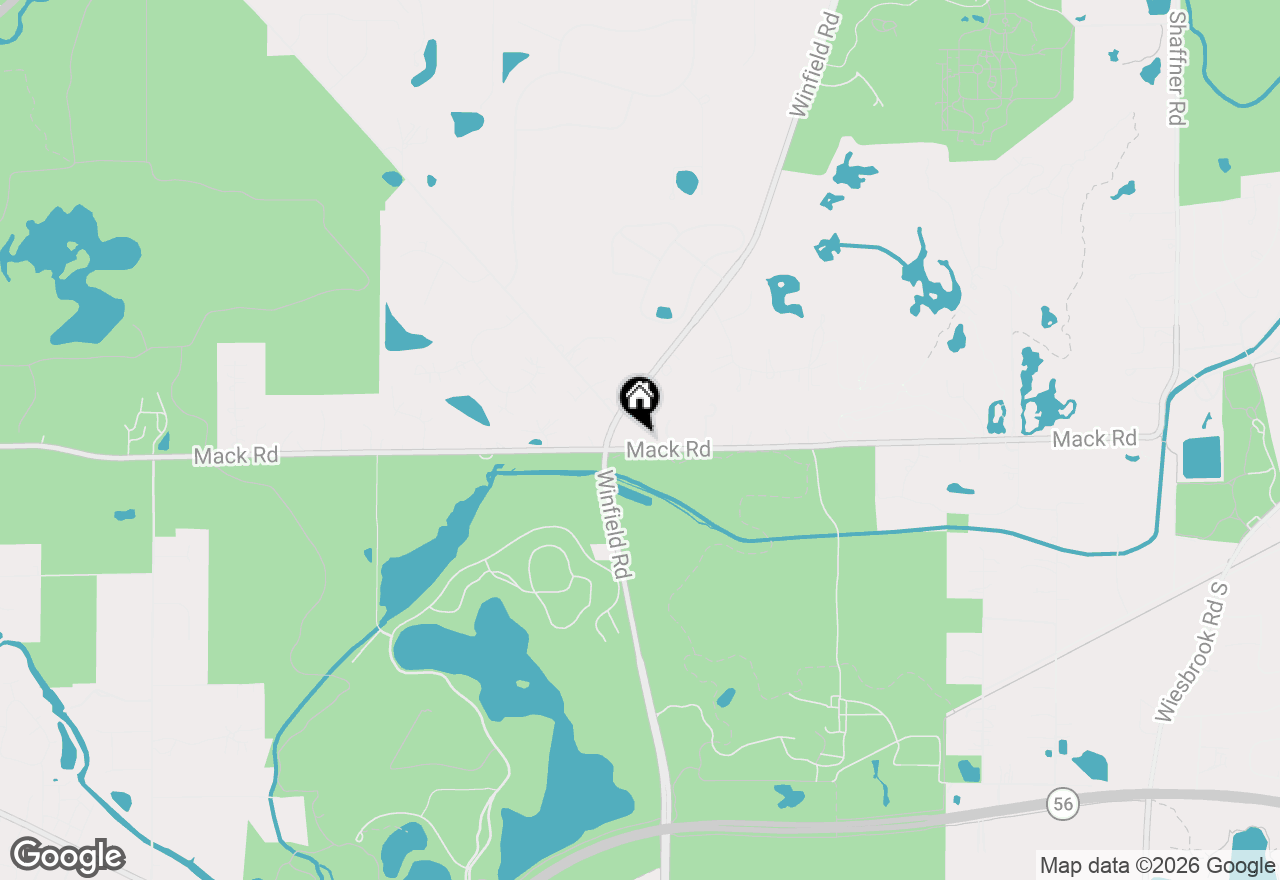 Map of 28W140 Mack Road, Wheaton, IL 60189