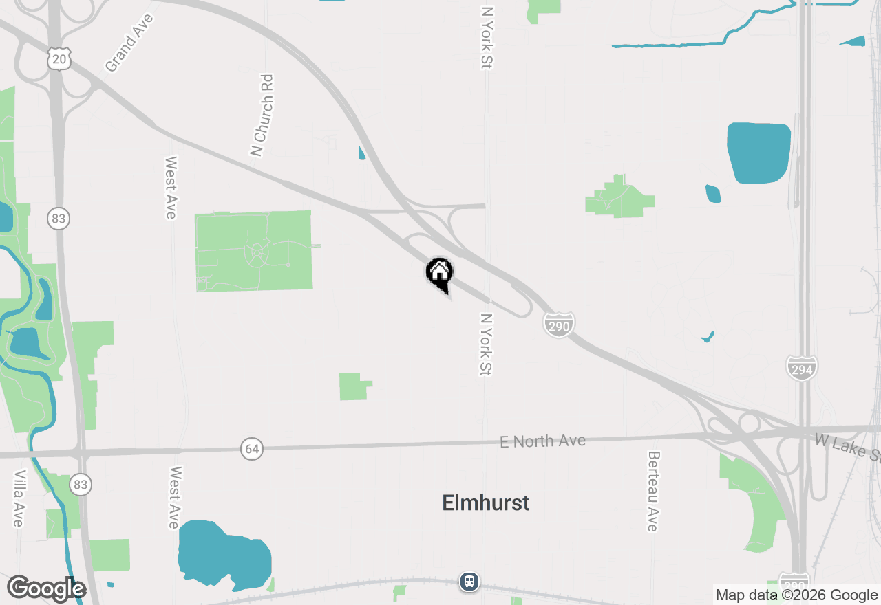 Map of 471 N Larch Avenue, Elmhurst, IL 60126