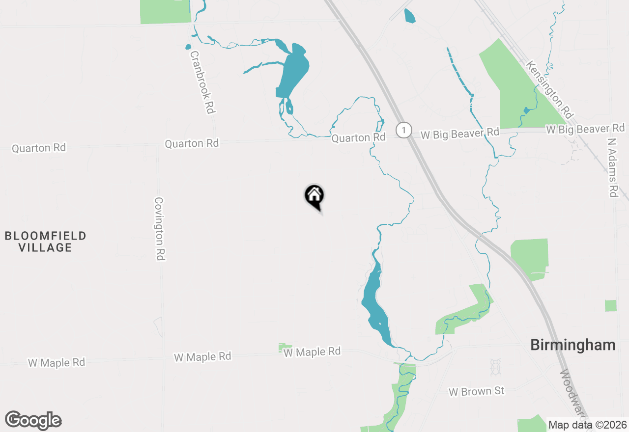 Map of 1094 Suffield Avenue, Birmingham, MI 48009