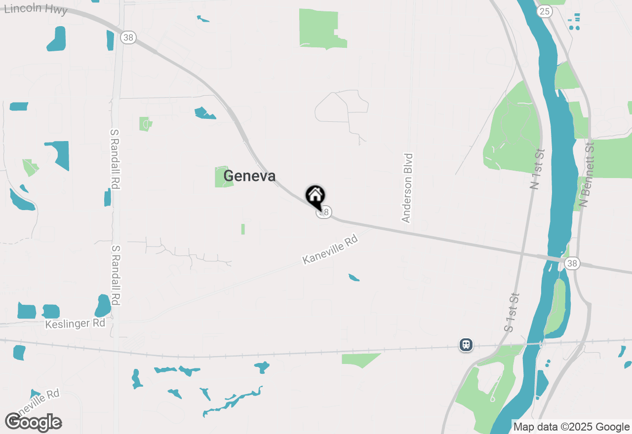 Map of 40 S Pine Street, Geneva, IL 60134