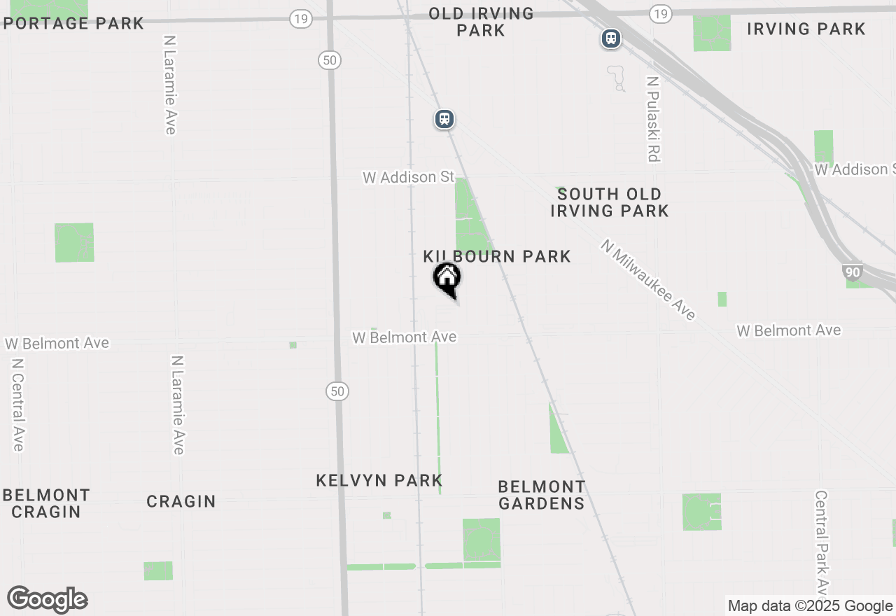 Map of 3244 N Kilbourn Avenue #3, Chicago, IL 60641