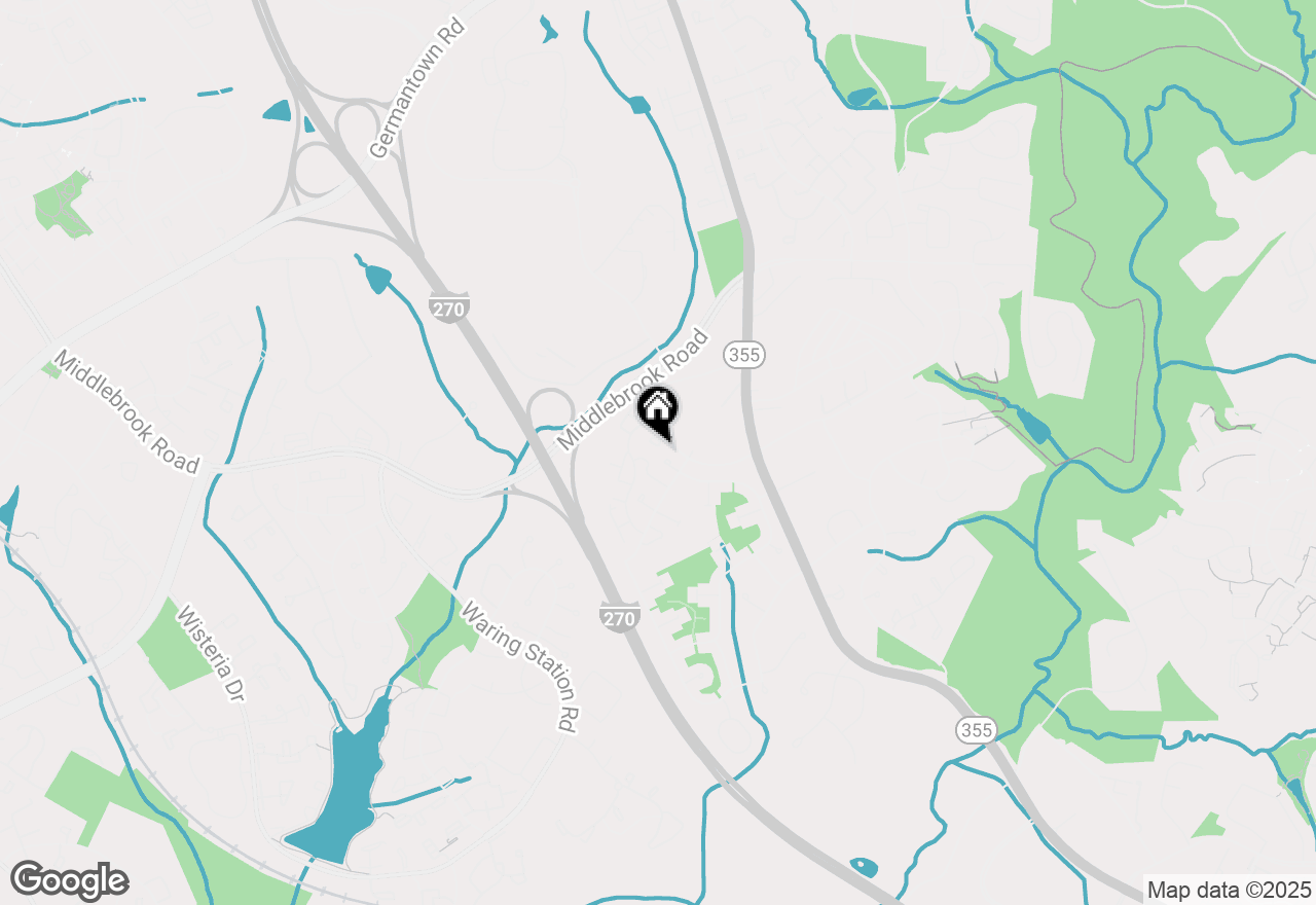 Map of 11714 Zebrawood Court, Germantown, MD 20876