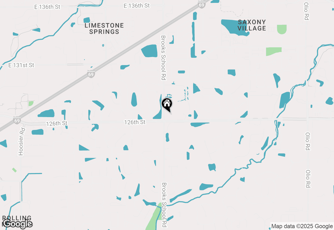 Map of 12604 Brooks School Road, Fishers, IN 46037