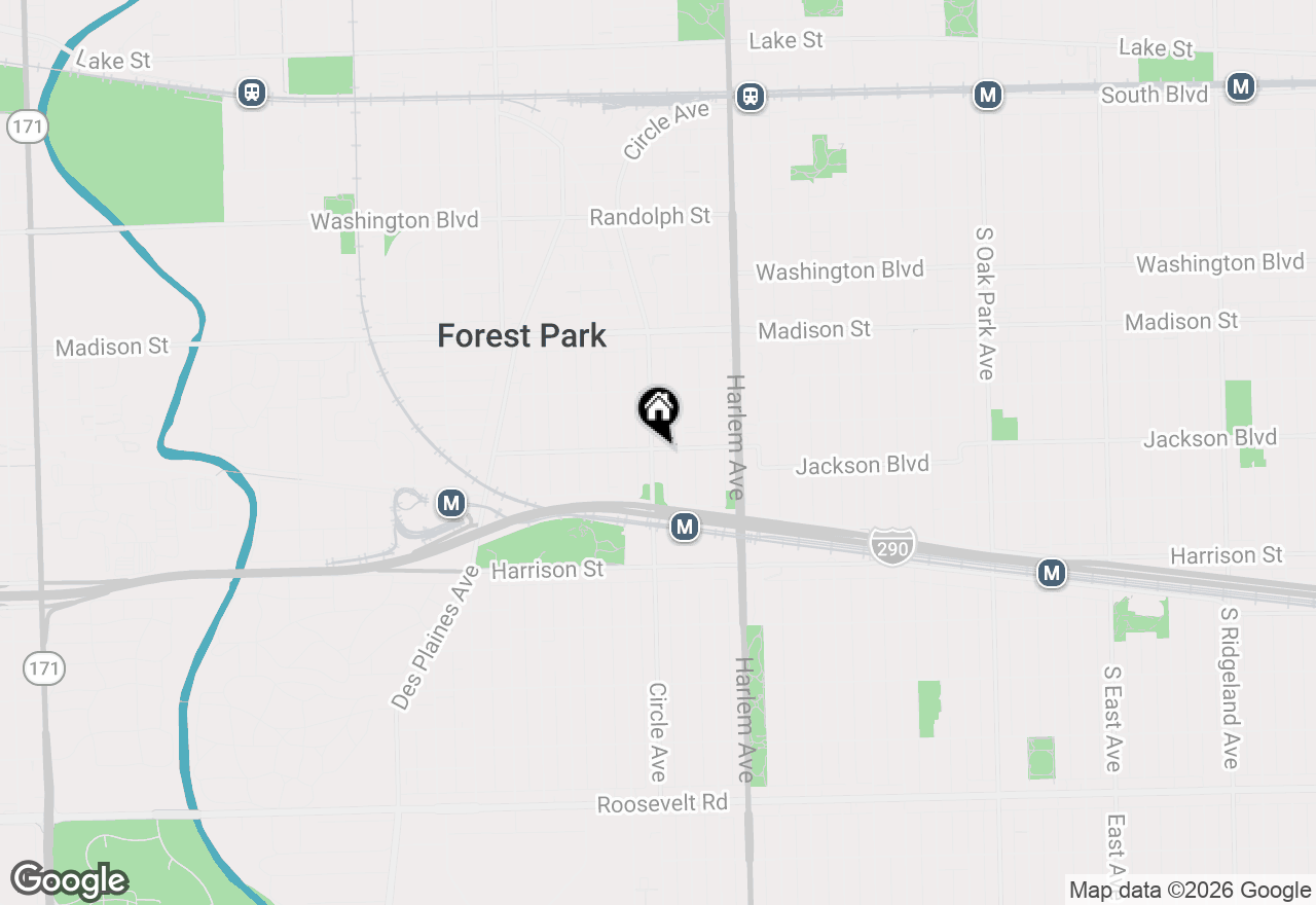 Map of 600 Circle Avenue, Forest Park, IL 60130