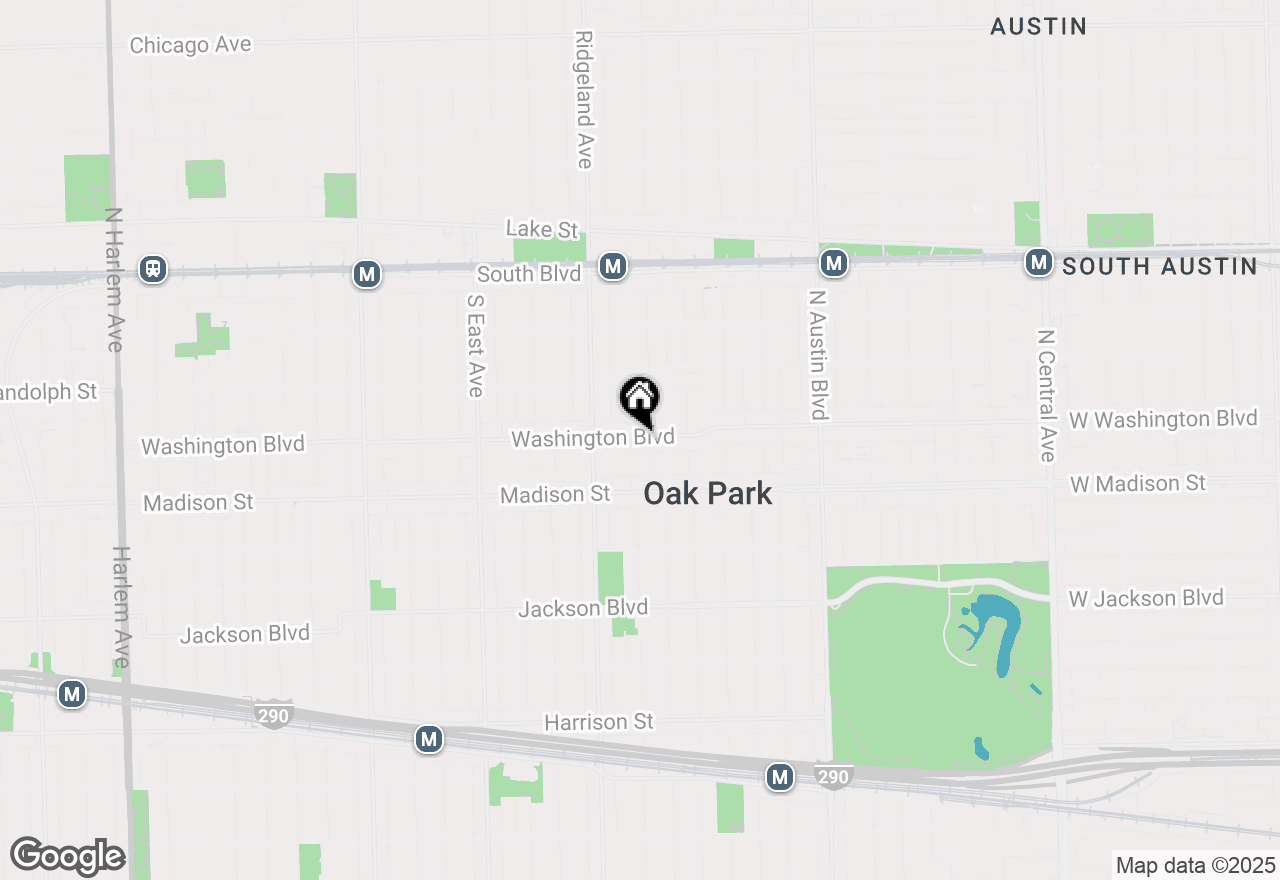 Map of 261 Washington Boulevard #506, Oak Park, IL 60304