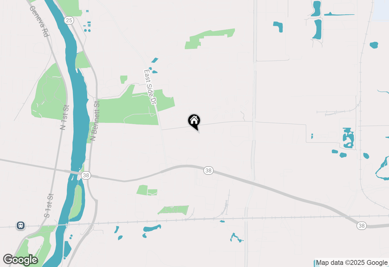 Map of 1008 Brentwood Place, Geneva, IL 60134