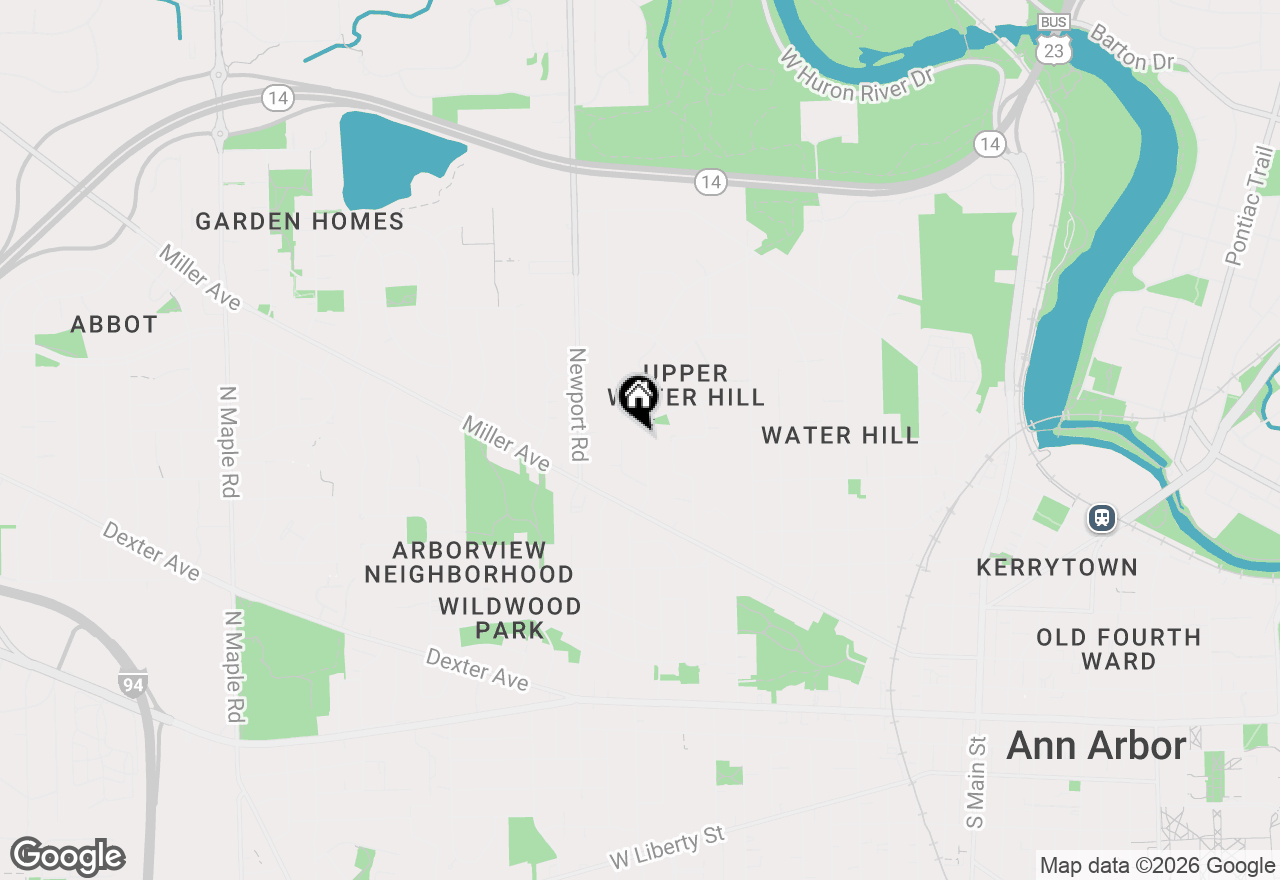 Map of 913 Pomona Road, Ann Arbor, MI 48103