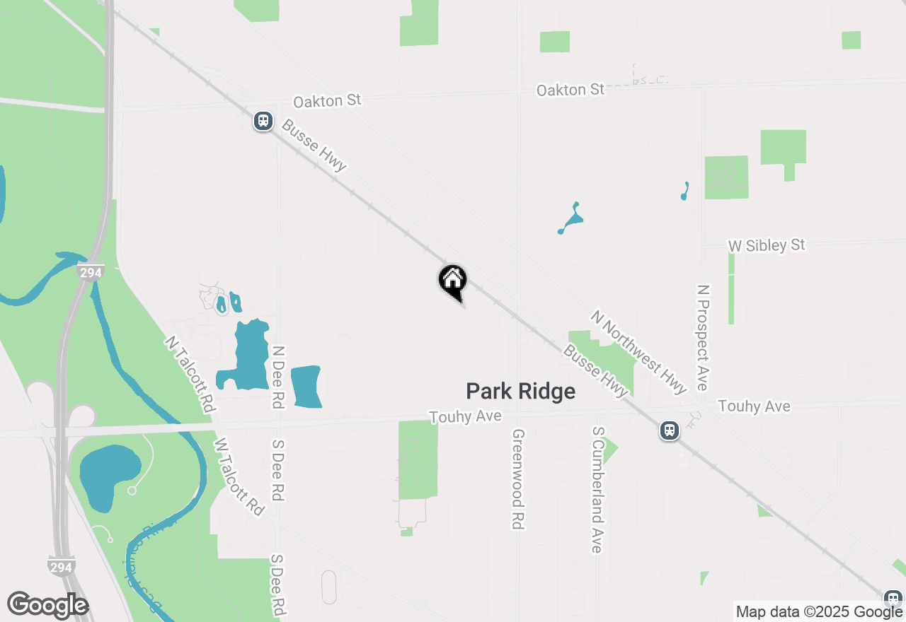 Map of 404 N Knight Avenue, Park Ridge, IL 60068