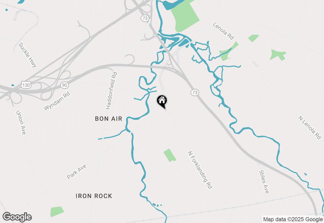 Map of 136 W Park Avenue, Maple Shade, NJ 08052