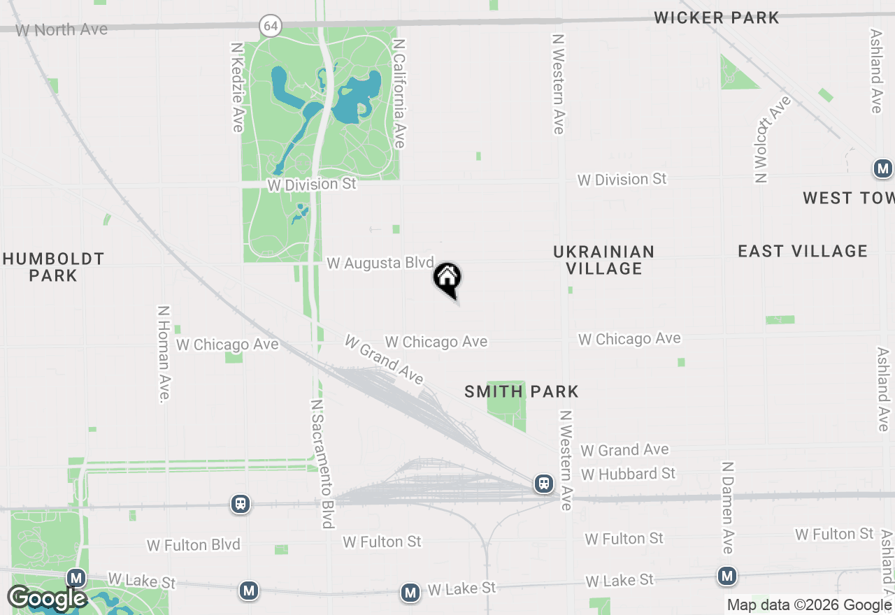 Map of 2659 W Iowa Street #3, Chicago, IL 60622