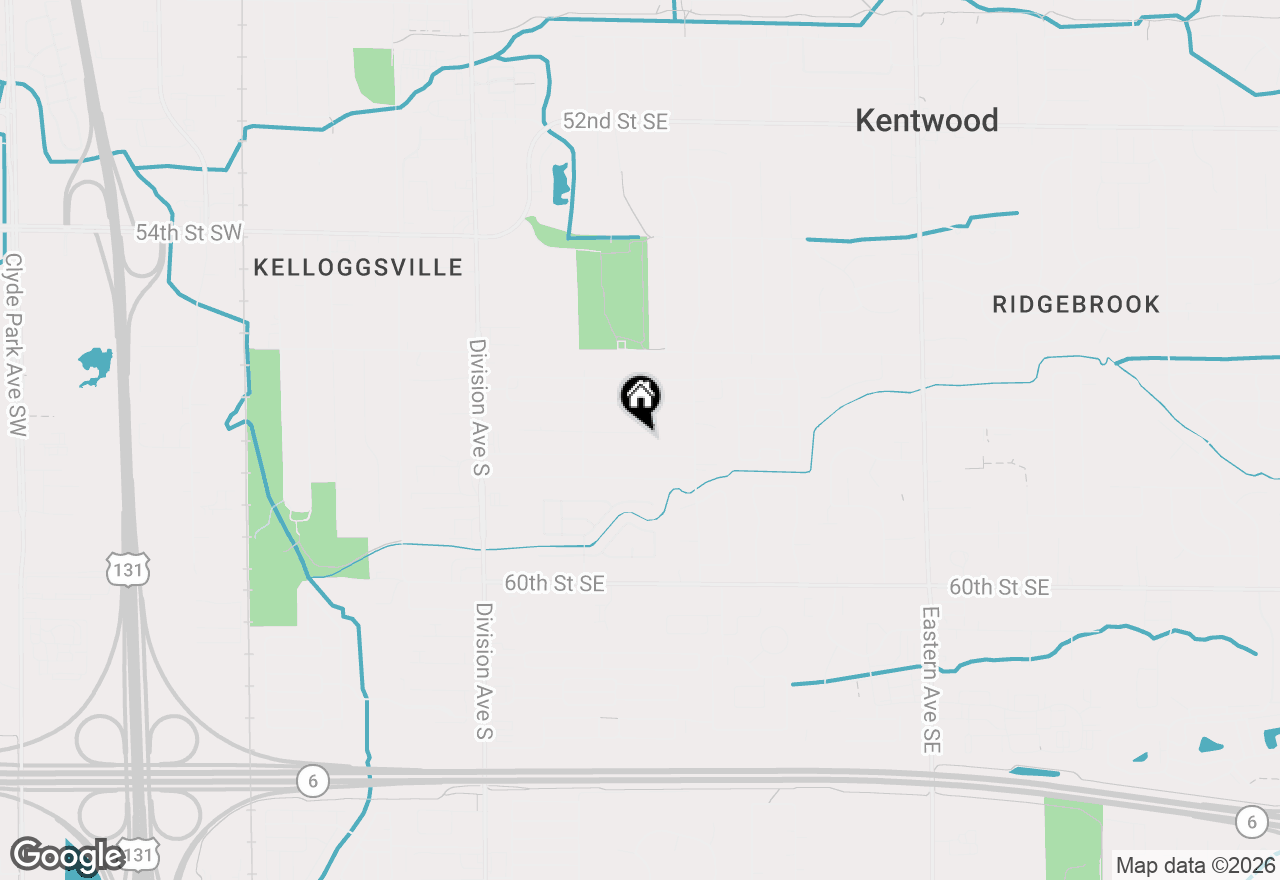 Map of 300 Regent Street Se, Grand Rapids, MI 49548