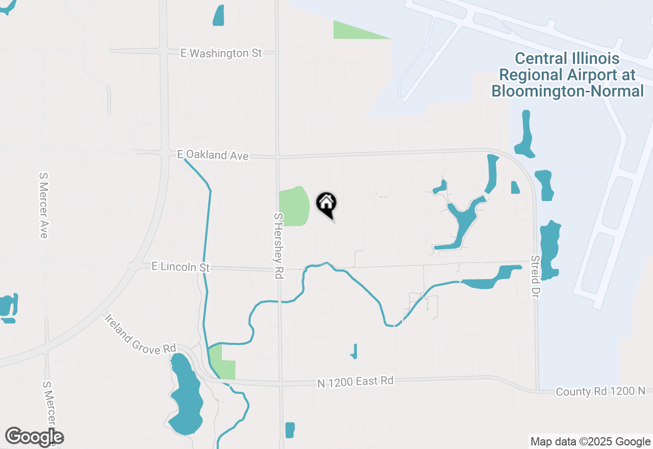 Map of 7 Kenfield Circle, Bloomington, IL 61704
