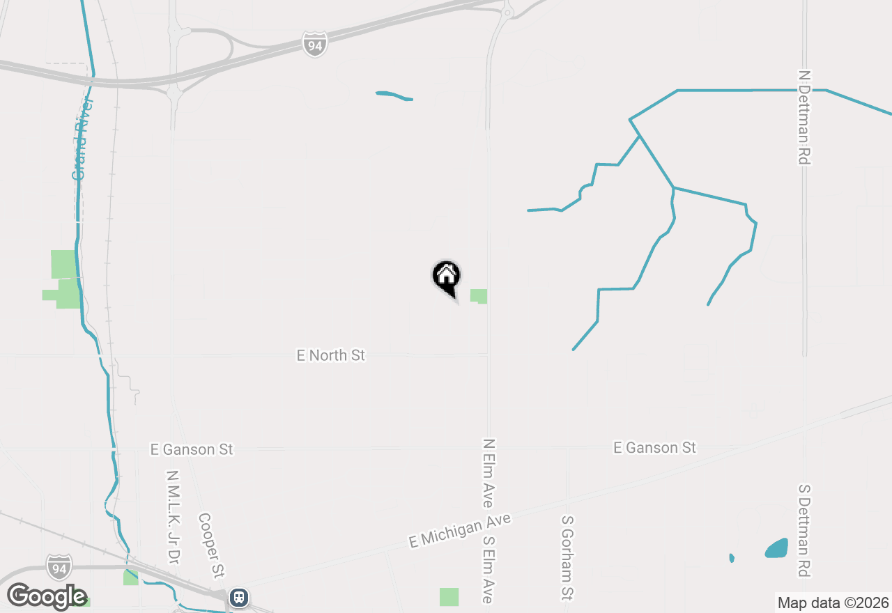 Map of 828 Fleming Avenue, Jackson, MI 49202