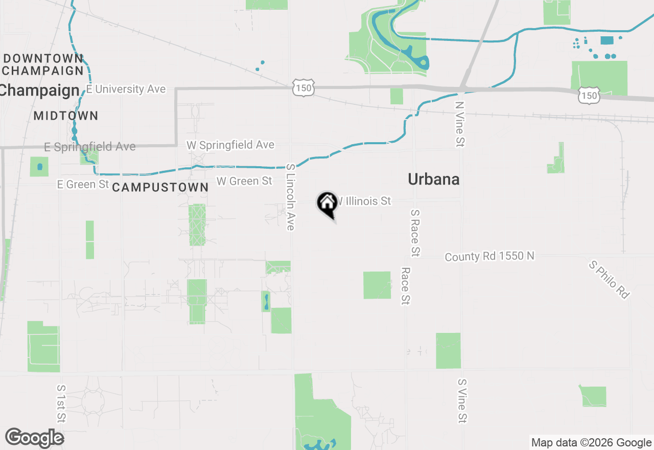Map of 700 W Oregon Street, Urbana, IL 61801