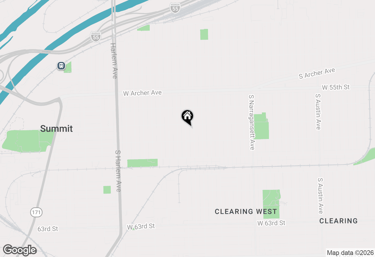 Map of 5715 S Oak Park Avenue, Chicago, IL 60638