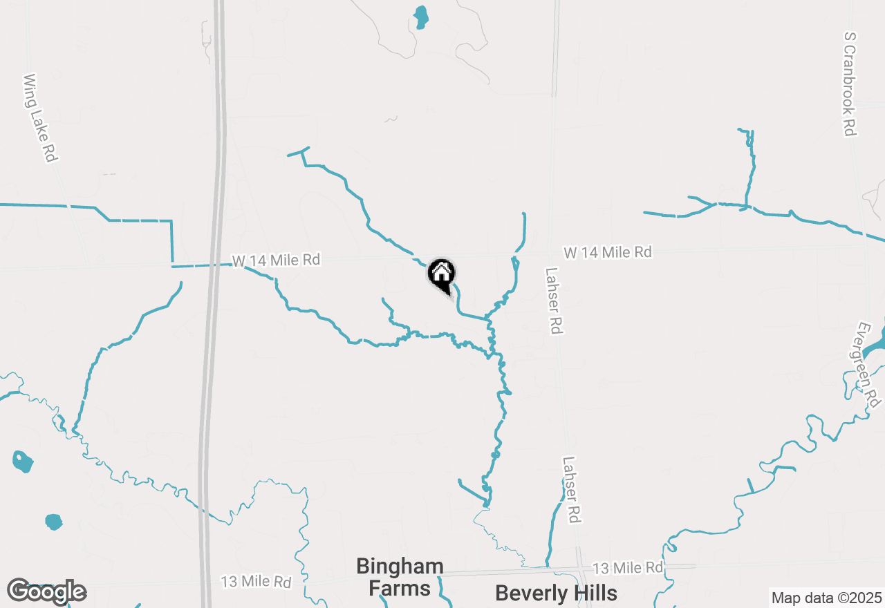 Map of 32741 Friar Tuck Lane, Beverly Hills, MI 48025