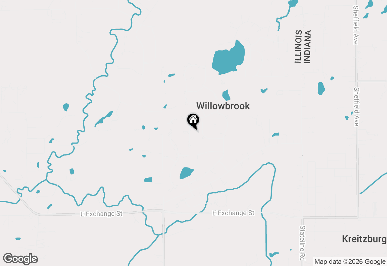 Map of 24615 S Mulberry Lane, Crete, IL 60417