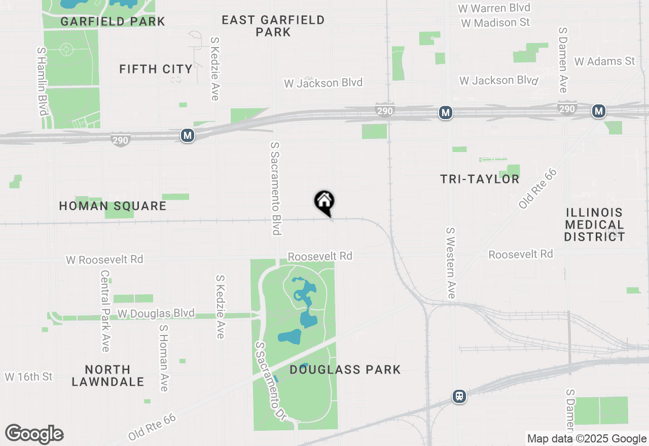 Map of 2818 W Fillmore Street, Chicago, IL 60612
