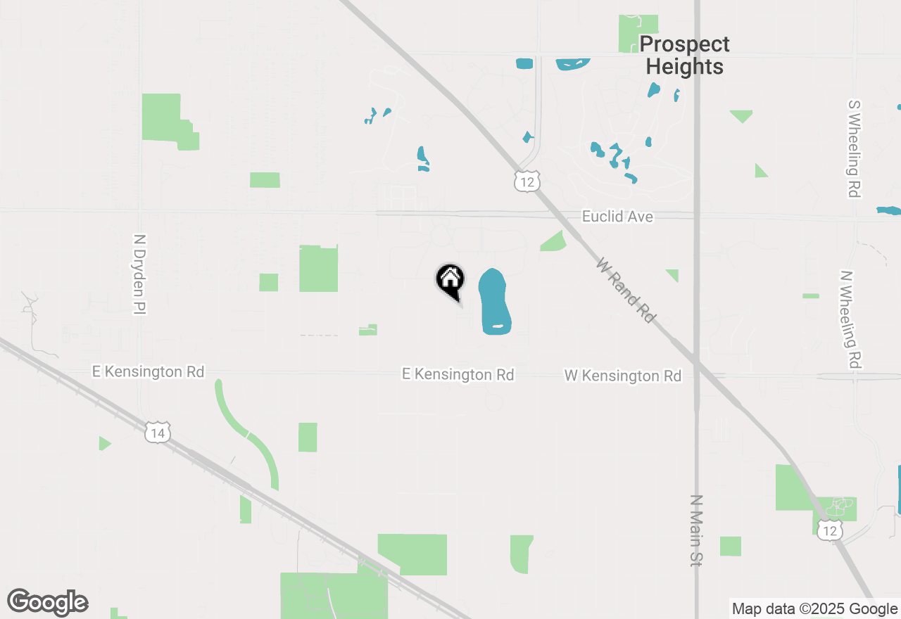 Map of (Address confidential), Arlington Heights, Illinois 60004