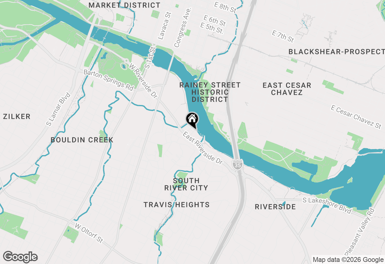 Map of 500 E Riverside Dr #154, Austin, TX 78704