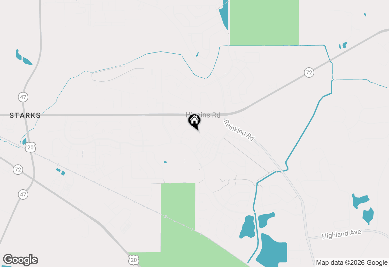 Map of 1009 Birchwood Drive, Pingree Grove, IL 60140