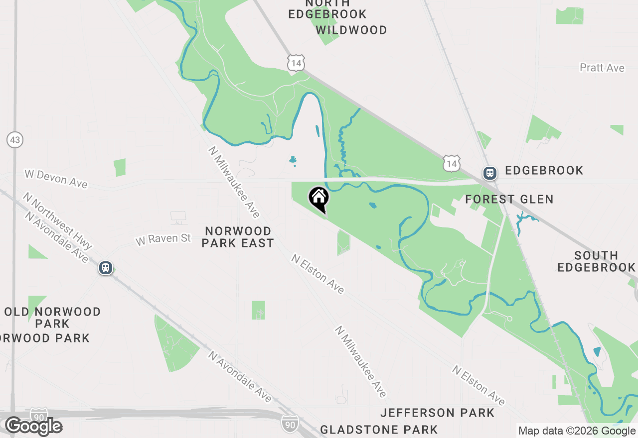 Map of 6308 N Indian Road, Chicago, IL 60646
