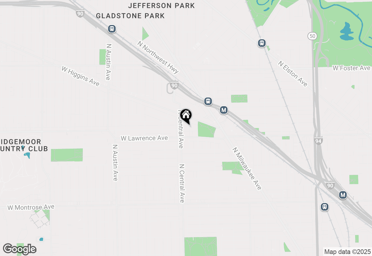 Map of 4831 N Central Avenue #208, Chicago, IL 60630