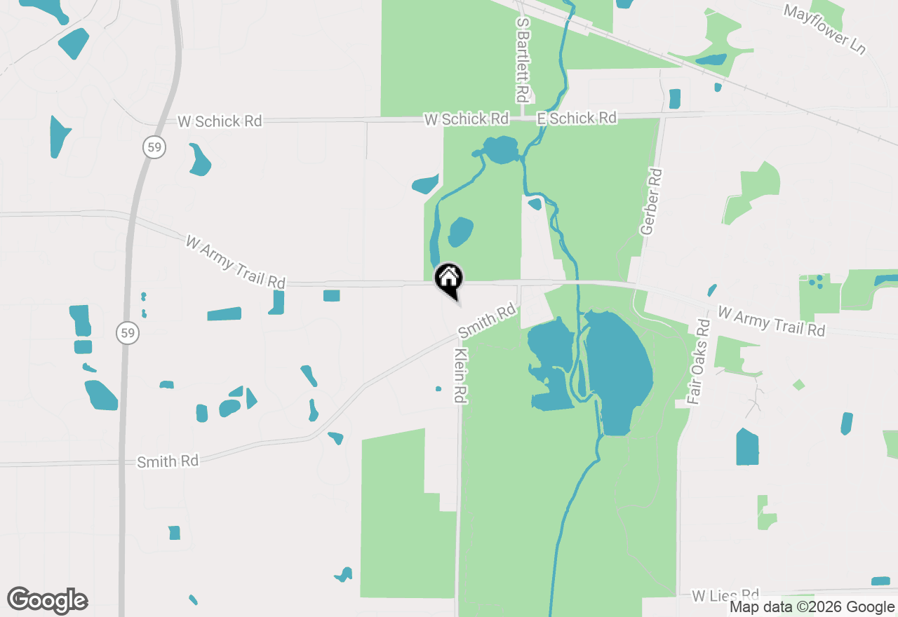 Map of 4N725 Klein Road, West Chicago, IL 60185
